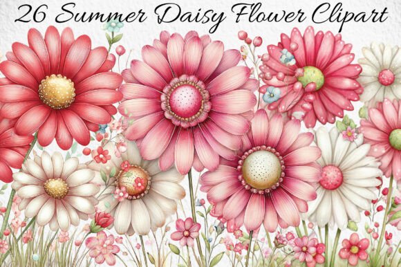 Download Summer Daisy Flower Clipart - Premium Resources