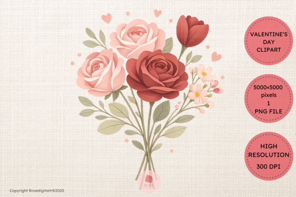 Download Valentine Bouquet Clipart PNG 20 - Valentine bouquet Collection