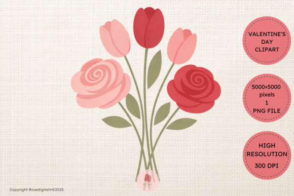 Download Valentine Bouquet Clipart PNG 9 - Valentine bouquet Collection