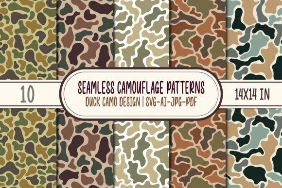 Download Duck Camo Seamless Patterns Digital Pape - Digital Collection